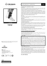 Orliman Valtec EST-085 Use And Maintenance Instructions preview