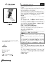 Preview for 2 page of Orliman Valtec EST-085 Use And Maintenance Instructions