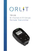 Preview for 1 page of Orlit TR-V6 Manual