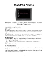 Ormec MMI8056 Installation Instructions Manual preview