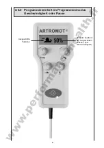 Предварительный просмотр 8 страницы Ormed ARTROMOT-K1 classic Operating Instructions Manual