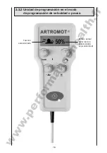 Предварительный просмотр 78 страницы Ormed ARTROMOT-K1 classic Operating Instructions Manual