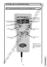 Предварительный просмотр 125 страницы Ormed ARTROMOT-K1 classic Operating Instructions Manual