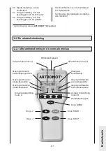 Предварительный просмотр 211 страницы Ormed Artromot S3 Operating Instructions Manual