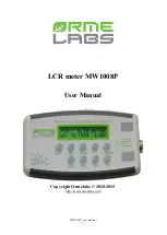 Предварительный просмотр 1 страницы ORMELABS MW1008P User Manual