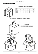 Предварительный просмотр 11 страницы Ormesa 425 WORKING TABLE Use And Maintenance Handbook