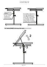 Предварительный просмотр 15 страницы Ormesa 425 WORKING TABLE Use And Maintenance Handbook