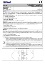 Предварительный просмотр 1 страницы Orno OR-WE-504 Operating Manual