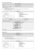 Предварительный просмотр 2 страницы Orno TORINO II Manual