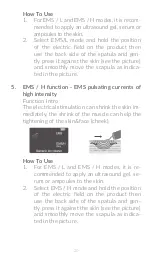 Preview for 22 page of Oromed ORO-BEAUTY PEELING User Manual