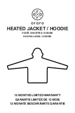 Preview for 1 page of ORORO HEATED JACKET/HOODIE Manual