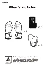 Предварительный просмотр 4 страницы ORORO HEATED MITTENS Manual