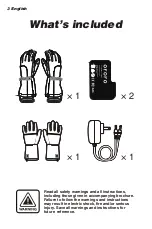 Предварительный просмотр 4 страницы ORORO TWIN-CITIES HEATED GLOVES Manual