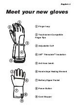 Предварительный просмотр 5 страницы ORORO TWIN-CITIES HEATED GLOVES Manual