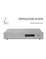 ORPHEUS ONE SE MK2 User Manual предпросмотр