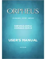 Preview for 1 page of ORPHEUS ORPHEUS-NVR-4 User Manual