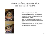 Preview for 14 page of ORPU Orcut TES 148 Disassembly/Assembly