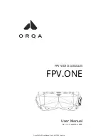 Preview for 1 page of ORQA FPV.ONE User Manual