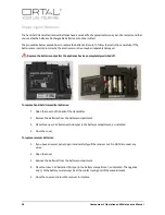 Предварительный просмотр 19 страницы ORTAL Clear 110 Tunnel Owner'S Operation And Maintenance Manual