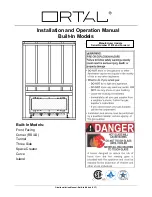 ORTAL Space Creator 120 Installation And Operation Manual preview