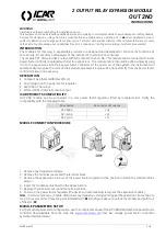 Preview for 3 page of ORTEA NEXT ICAR OUT 2N0 Instructions Manual