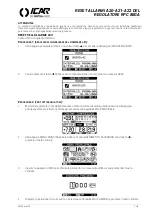 ORTEA NEXT ICAR RPC 8BGA Manual предпросмотр