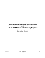 ORTEC FTA420C Operating Manual preview