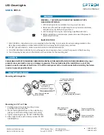 Ortech 1051-S Quick Start Manual preview