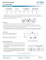 Preview for 2 page of Ortech L PL50FT-3000K Instruction Manual