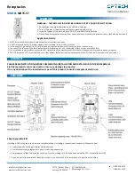 Предварительный просмотр 1 страницы Ortech MH15-ST Instruction Manual