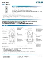 Ortech MH20-ST Instruction Manual предпросмотр