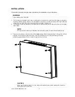 Предварительный просмотр 4 страницы Ortech OD-100G Instruction Manual