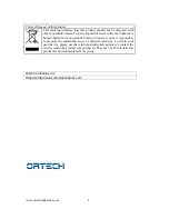 Предварительный просмотр 8 страницы Ortech OD-100G Instruction Manual