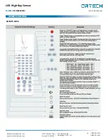 Preview for 4 page of Ortech OD-MC628VRC Instruction Manual