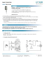 Preview for 1 page of Ortech OD-SCV-10A Quick Start Manual