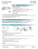 Preview for 1 page of Ortech OE-212 Instruction Manual