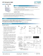 Ortech OE-216-150W Instruction Manual preview