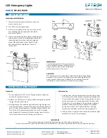 Preview for 2 page of Ortech OE-216-150W Instruction Manual