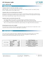 Preview for 4 page of Ortech OE-216-72W Instruction Manual