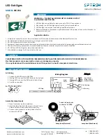 Preview for 1 page of Ortech OE-316 Instruction Manual