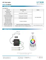 Предварительный просмотр 3 страницы Ortech SL-RGB25M Instruction Manual