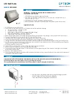 Preview for 1 page of Ortech WP-100W Manual