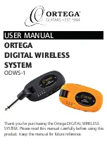 Ortega ODWS-1 User Manual preview