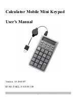 Ortek CKP-115 User Manual preview