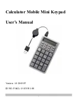 Предварительный просмотр 1 страницы Ortek CKP-115 User Manual