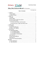 Предварительный просмотр 2 страницы Ortery PeerCall 100 User Manual