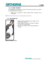 Preview for 62 page of Orthofab tango AC 6 User Manual