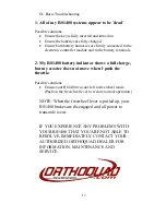 Preview for 14 page of Orthoquad RS1400 User Manual