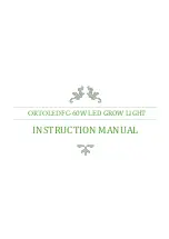 Предварительный просмотр 1 страницы ORTOLED 90-FC-60W Instruction Manual