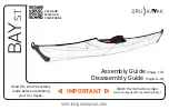 Oru Kayak BAY ST Assembly And Disassembly Manual предпросмотр